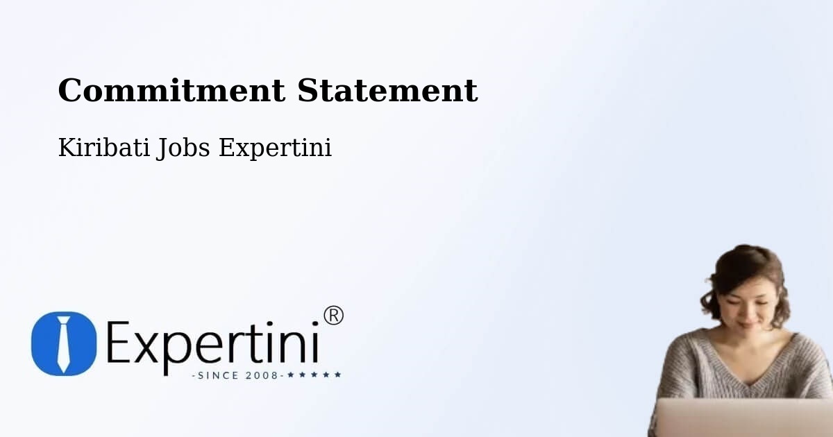 Corporate Commitment – Tabuaeran - Kiribati Jobs Expertini
