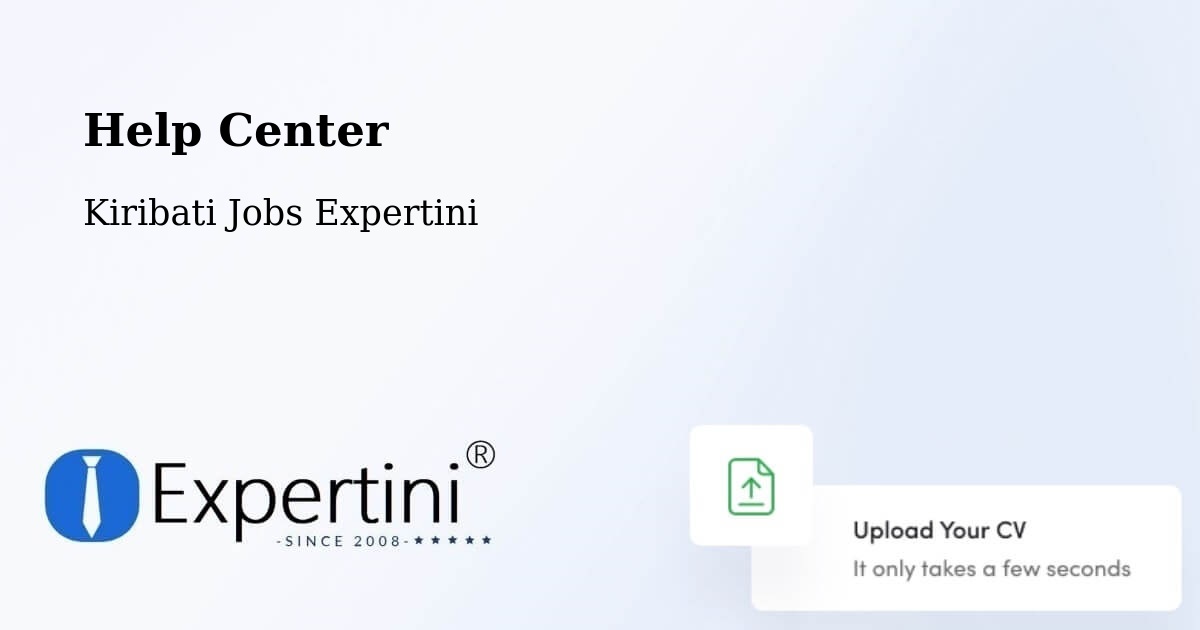 Help Center – Tabuaeran - Kiribati Jobs Expertini